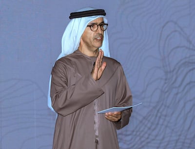 Dr Mugheer Khamis Al Khaili said authorities were taking a pragmatic approach to tackling drug abuse, with the emphasis on treatment and education. Victor Besa / The National