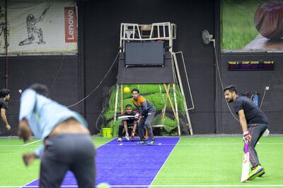 Eight years after last representing the UAE, Sameer Nayak returns to representative duty, as the UAE host the world’s best indoor cricketers next month. Christopher Pike / The National