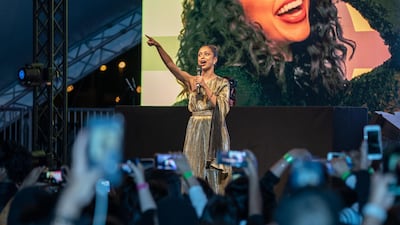 Social media star Liza Koshy appeared at On.DXB this weekend. Courtesy On.DXB