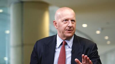 Goldman Sachs chief executive David Solomon rejected home working as the 'new normal'. Getty Images
