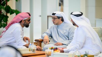 Sheikh Mansour, Sheikh Saif and Sheikh Tahnoon