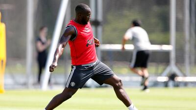 United States Football Soccer - Manchester United training - University of California Los Angeles - July 10, 2017 Manchester United's Romelu Lukaku trains REUTERS/Lucy Nicholson