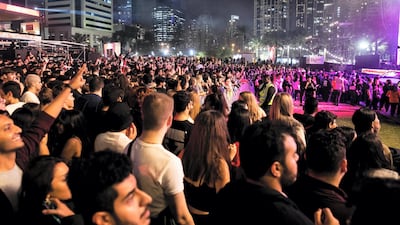 The annual pop music festival welcomed nearly 10,000 people for a string of performances lead by the super-star DJ Martin Garrix. Reem Mohammed/The National