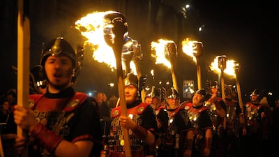 Scotland is a country steeped in tradition. On New Year’s Eve they do little do disappoint when it comes to quirky folklore. To ensure good luck, the first person to set foot in the house once the bells have chimed at midnight should come bearing gifts. Traditional presents include a lump of coal to stoke the fire and shortbread. For those that follow tradition by the book, the first footer should be a dark-haired man. Fair-haired guests are not particularly welcome on this night due to the Viking invasions that took place between the eighth and 15th centuries. AFP