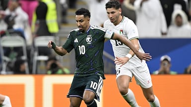 Salem Al Dawsari, centre, remains Saudi Arabia's most important player. Getty Images