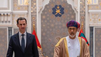 His visit came just two weeks after a massive earthquake shook Turkey and Syria, killing more than 46,000 people. Photo: Oman News Agency