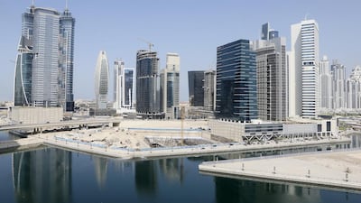 BUSINESS BAY APARTMENTS: Q4 2015-Q1 2016 up 1%. Q1 2015-Q1 2016 up 4%. Studio - between Dh65,000 and Dh85,000. 1BR - between Dh80,000 and Dh120,000. 2BR - between Dh120,000 and Dh155,000. 3BR - between Dh160,000 and Dh200,000. Sarah Dea / The National