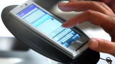 Sony Ericsson's Xperia smart phone, demonstrated during a launch for the Japanese market, faces slowing demand.