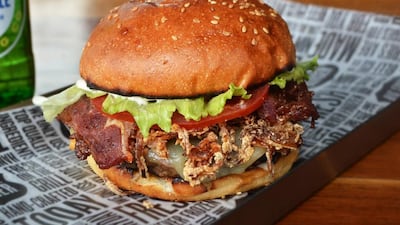 The Urban Cowboy burger. Courtesy Big Smoke Burger