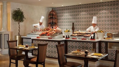 Sridan at Shangri-La Hotel, Doha in Qatar. Courtesy Shangri-La Hotel, Doha