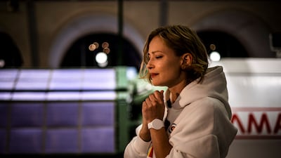 Peresild, who auditioned for the role earlier this year in a competition with dozens of other actresses, has spent months training for the mission. AFP