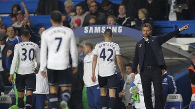 Tottenham Hotspur manager Tim Sherwood says he is frustrated about the lack of job security he's enjoying despite having improved Spurs' form since taking over for Andre Villas-Boas. Ian Kington / AFP / March 8, 2014