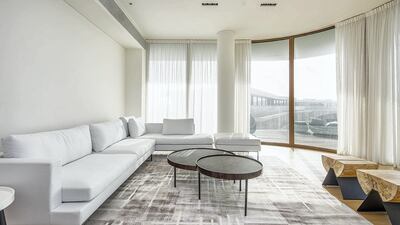 Basic furnishings are already installed.