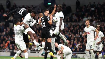 Faride Alidou added a second for Eintracht Frankfurt late in the game. Getty