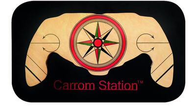 Carrom Station, as featured in Intersections, an art book by Sheikha Alyazia bint Nahyan. Courtesy Sheikha Alyazia / Motivate Publishing.