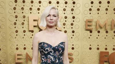 Michelle Williams in Louis Vuitton at the 71st annual Primetime Emmy Awards on September 22, 2019. EPA