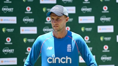 Joe Root speaks to the media during a press conference ahead of the fourth Ashes Test at the Sydney Cricket Ground. EPA