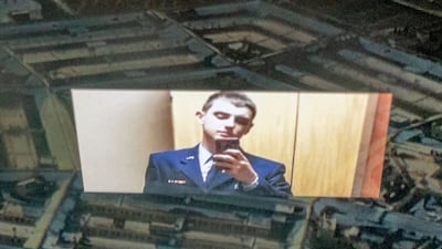 Jack Teixeira, 22, served with the Massachusetts Air National Guard. AFP