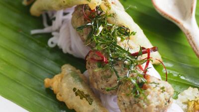 Jin Loong - a dish served at Raya Heritage. Photo: Supplied