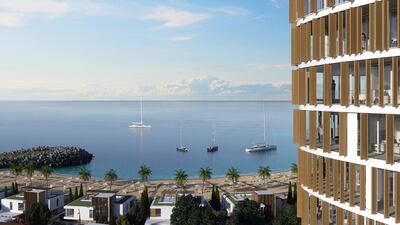 Construction started in September last year and the development is not due for completion until 2021, but this is a rendering of what the views would look like. Courtesy Ayia Napa Marina