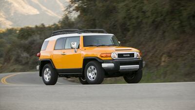 A first-generation FJ Cruiser from 2009.