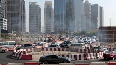The community master developer, Dubai Multi Commodities Centre (DMCC), last month announced there would be two road closures in early September. Jeffrey E Biteng / The National