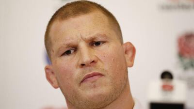New England captain Dylan Hartley during a news conference on Monday. Reuters / Andrew Boyers