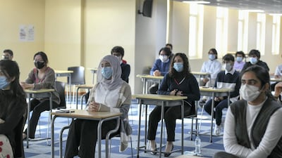 Emirates Schools Establishment said term 3 exams mark the end of the curriculum but not the end of the current academic year. Khushnum Bhandari for The National