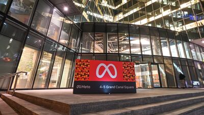 Meta's headquarters in Dublin. The Facebook owner said it would appeal against the 'unjustified and unnecessary' penalty. Getty