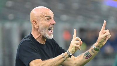 AC Milan manager Stefano Pioli. AFP
