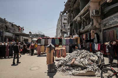 A market in the Gaza Strip on the eve of Eid Al Adha. Getty Images