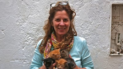 Anne Heslop started cat charity Erham in Azemmour, Morocco in 2017. Courtesy Anne Heslop