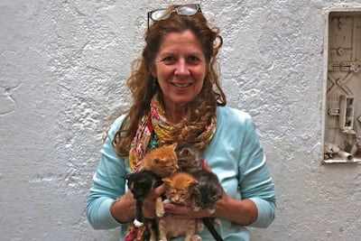 Anne Heslop started cat charity Erham in Azemmour, Morocco in 2017. Courtesy Anne Heslop