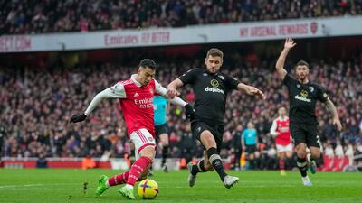 Gabriel Martinelli 6: Started as the center-forward, but found it tough to find space behind the visitors’ five man defence. AP