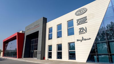 Bell Racing Helmets are made at a factory run by Racing Force Group in Sakhir, close to the Grand Prix circuit