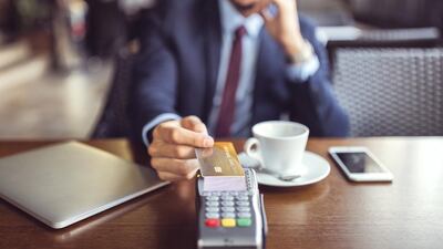 High-income households in the UAE are more likely to use digital payments, with 76 per cent of them in favour of this medium. Getty Images