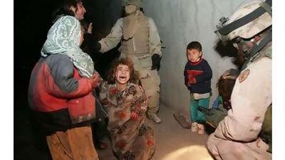 The parents of these Iraqi children were killed when US soldiers fired on their car when it failed to stop in Tal Afar, Iraq, in 2005.
