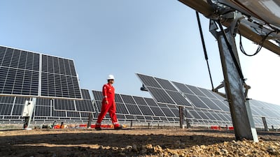 The 25-megawatt Qabas solar plant in Oman. Photo: Shell EP International