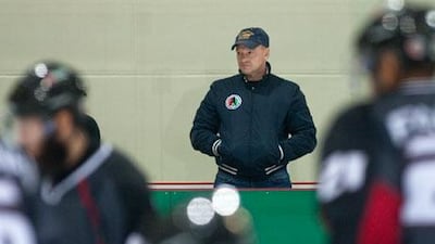 The Abu Dhabi Storms, coached by Yuri Faikov, centre, have not lost to the Al Ain Vipers in three meetings.