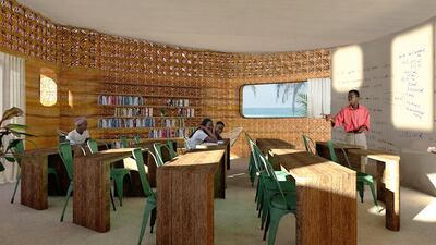 The building will house up to 20 students, but the pod configuration will allow for future expansion.