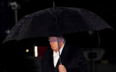 US President Donald Trump crosses the South Lawn of the White House after addressing the UN General Assembly in New York the previous day. Reuters