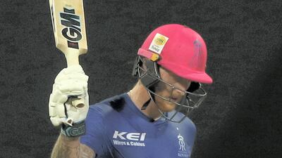 Ben Stokes raises his bat after scoring a century. Pankaj Nangia / Sportzpics for BCCI