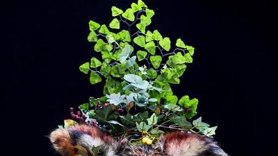 A model poses for a picture during the World Bodypainting Festival. Jan Hetfleisch / Getty Images