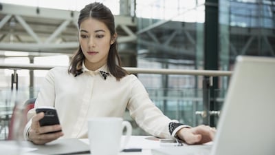Red flags – employers will check candidates’ social-media profiles to gauge their suitability. Posting during work hours, for example, is frowned upon. Hero Images / Getty Images.