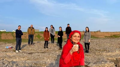 Dr Nemam Ghafouri travelled to Kurdistan in 2014 and established her organisation, Joint Help for Kurdistan, shortly after to address the humanitarian crisis there. Nemam Ghafouri / Facebook