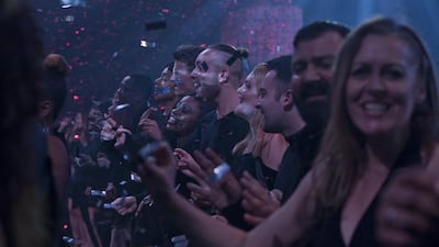 Performers at Brandcast 2016, an annual Google event that celebrates YouTube’s celebrities, executives, fans and success, in London. Randi Sokoloff for The National