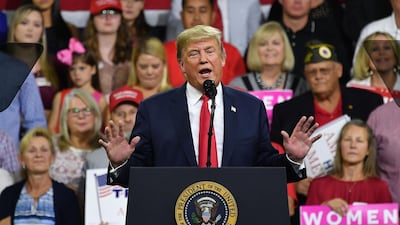 Donald Trump's popularity is waning on the world stage generally, but Israelis and Russians still have favourable views of him. AFP