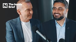 Dr Hamdullah Mohib and Manus Cranny