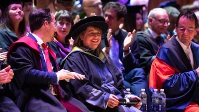 Sheikha Hoor Al Qasimi is founder of the Sharjah Art Foundation, which supports artists and artistic practices in the UAE. Photo: University for the Creative Arts