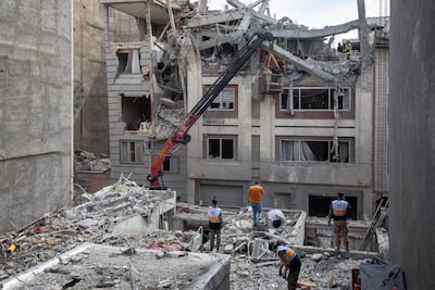 The Israeli military said that it had carried out strikes on targets across Tehran and other Iranian cities overnight. Getty Images